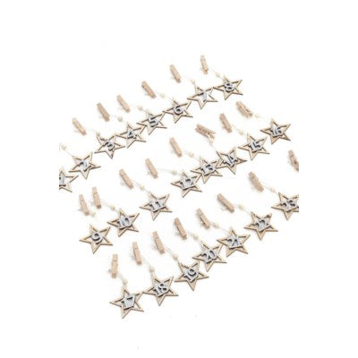 Advent Pegs - Stars