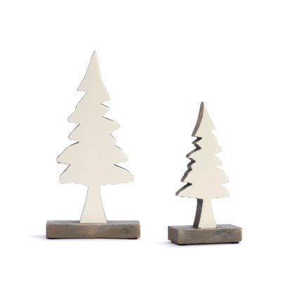 Enamel Wood Trees