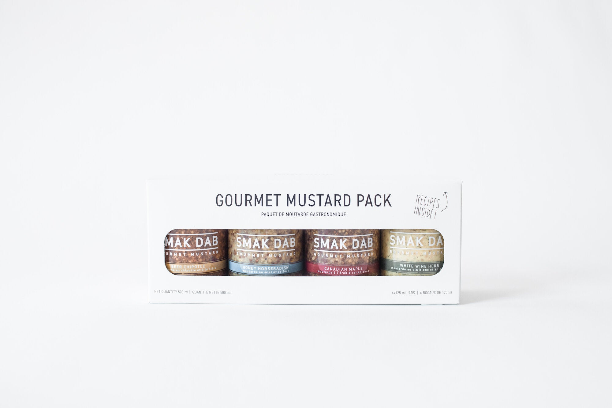 Smak Dab Gourmet Mustard pack
