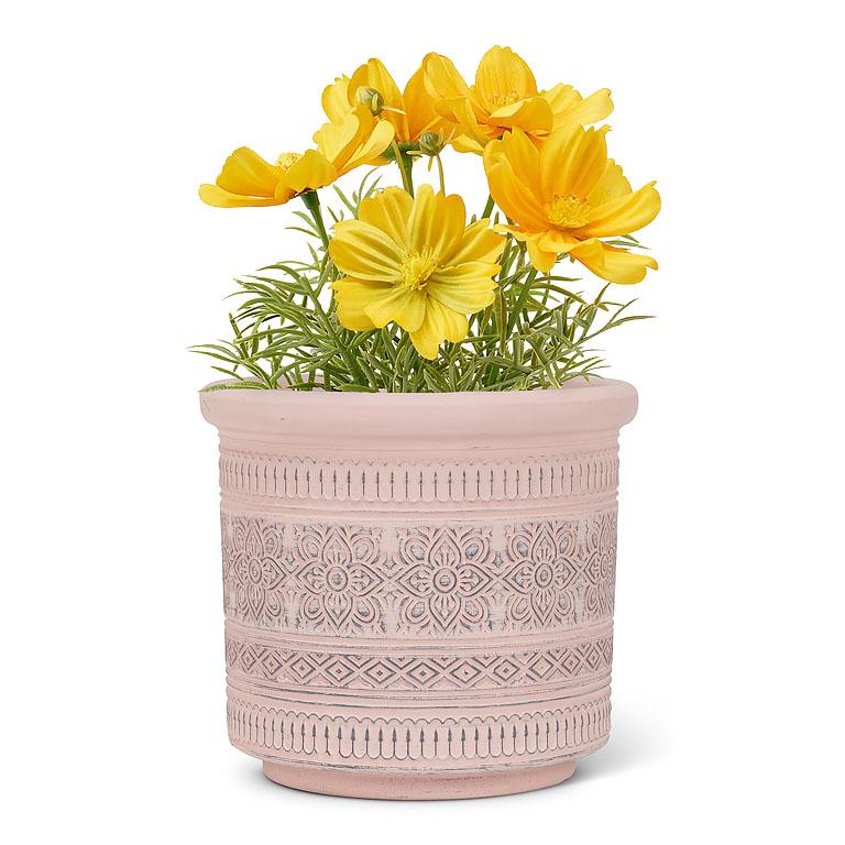 Textured Pink Planter