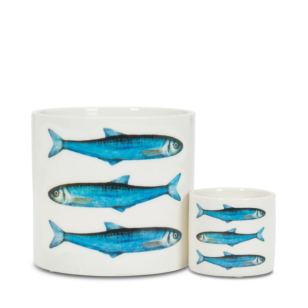 Stacked Fish Planter