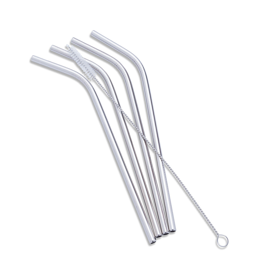 Ecostraws bent with brush