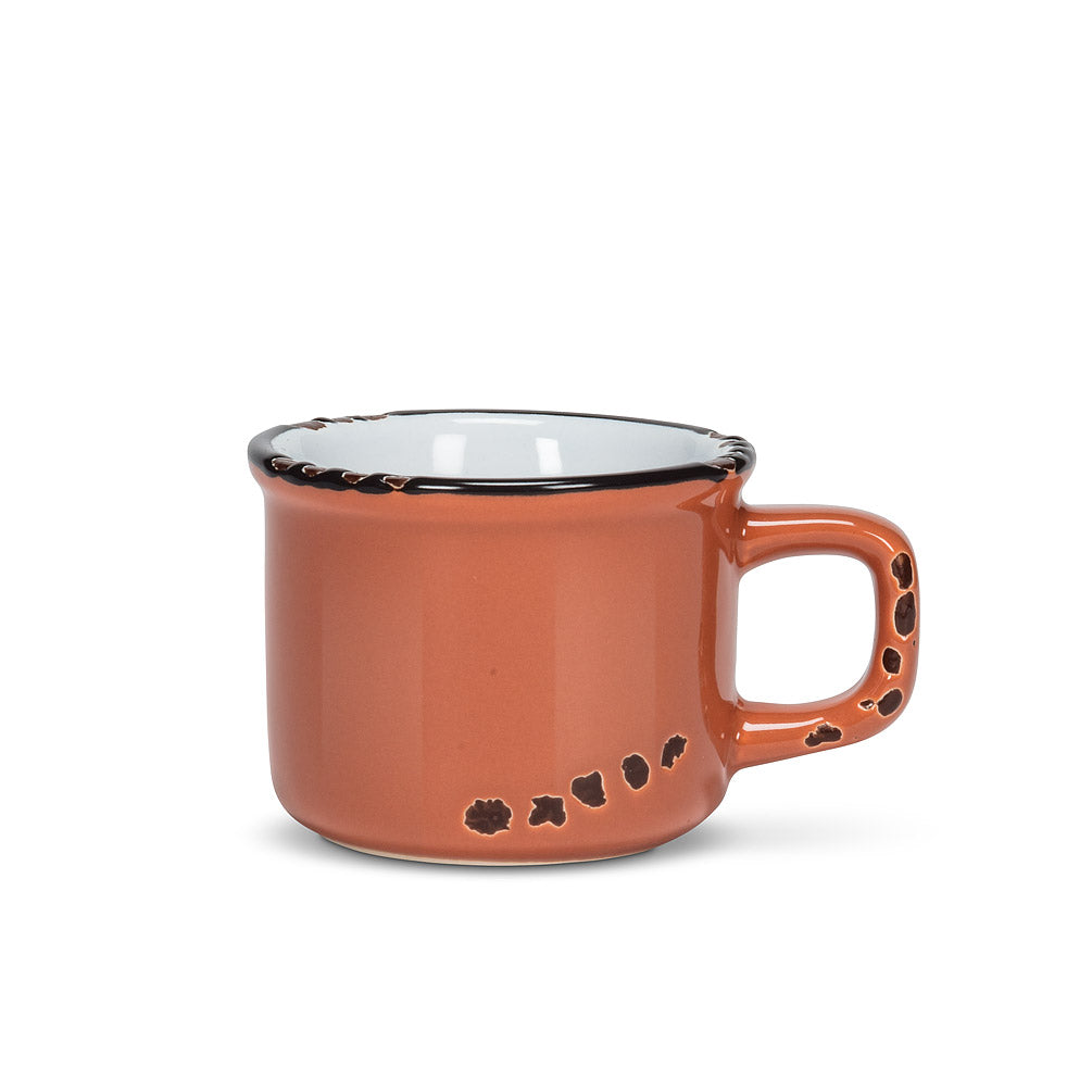 Enamel Look Espresso Mug 3oz
