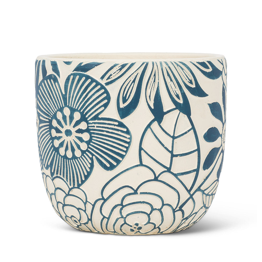 Blue Hippie Flower Planter