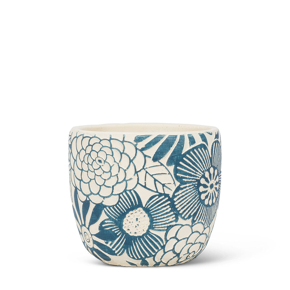 Blue Hippie Flower Planter