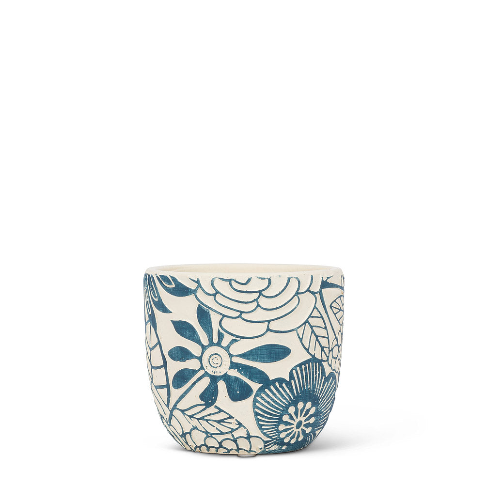 Blue Hippie Flower Planter