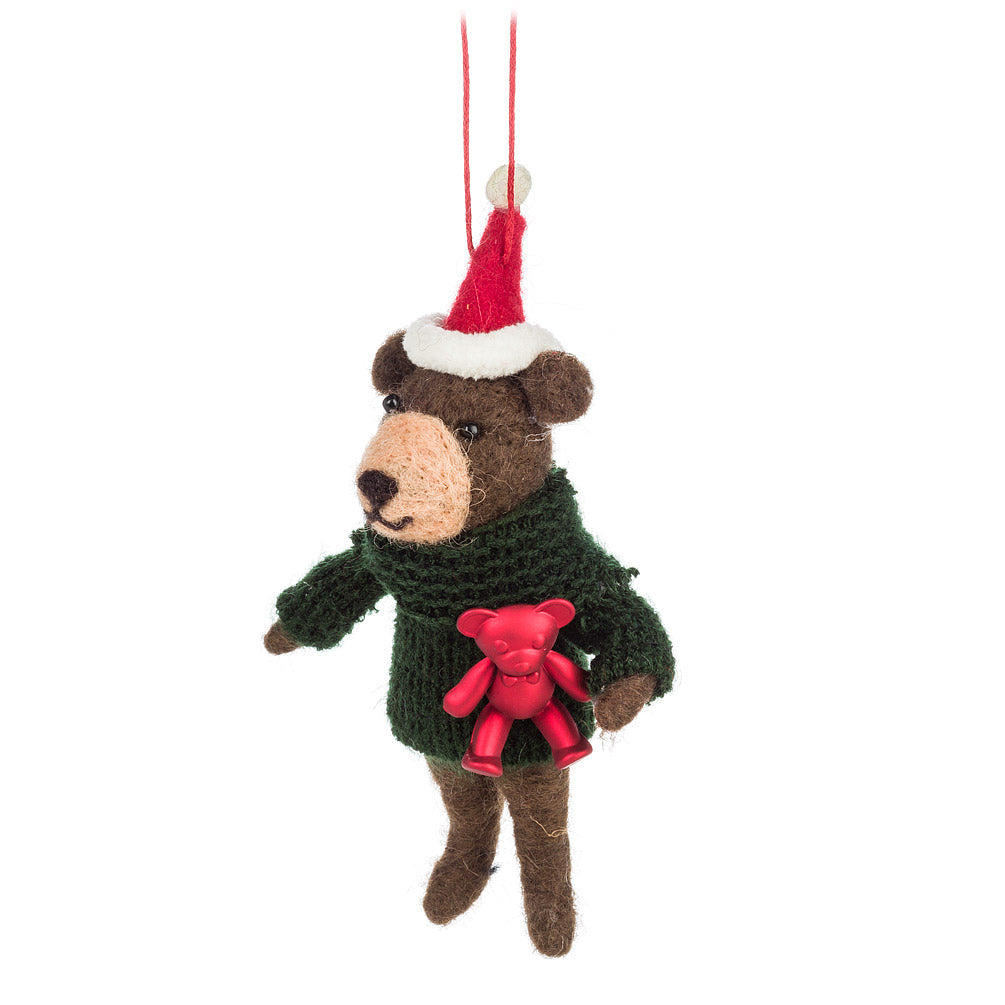Holiday Bear with Bear Ornament