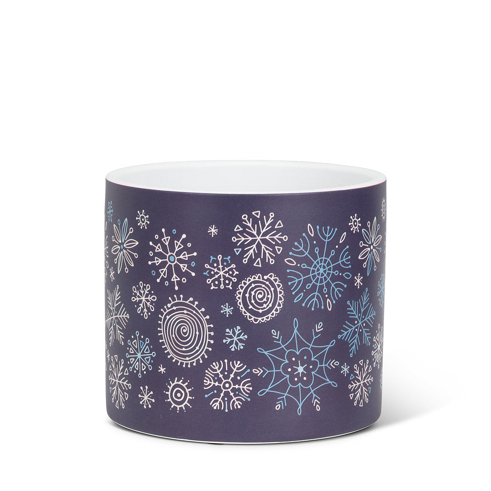 Modern Snowflakes Planter