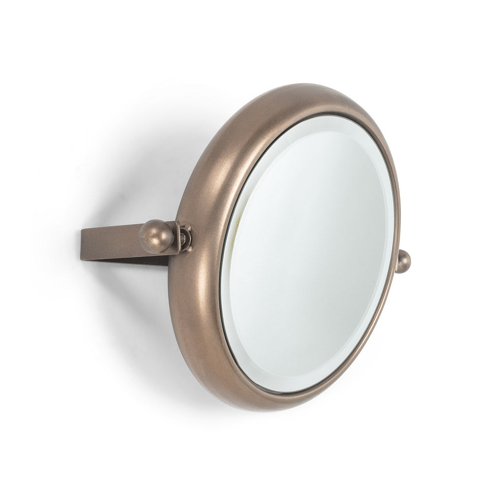 Small Round Hinged Mirror