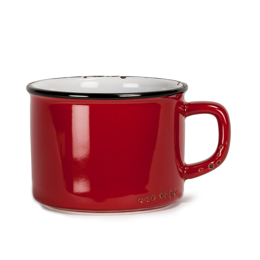 Enamel Look Cappuccino Mug 8oz
