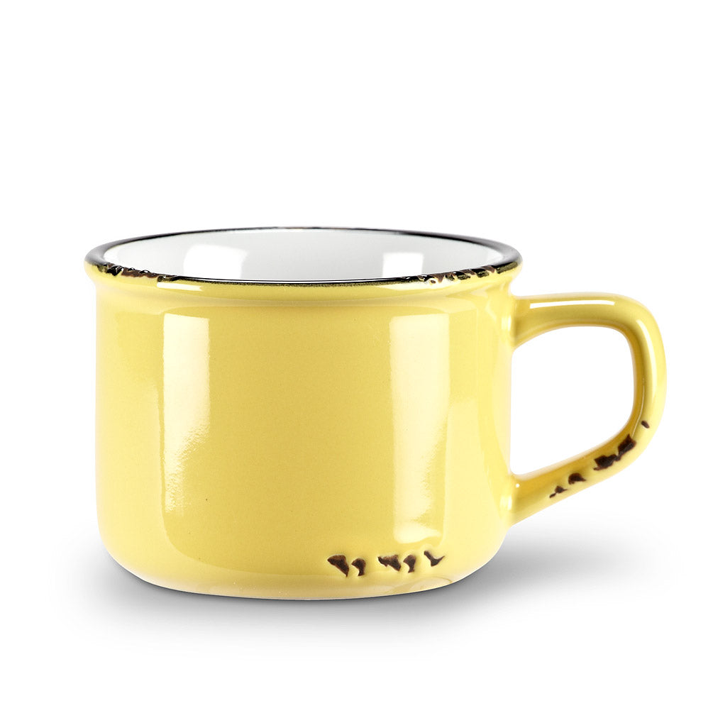 Enamel Look Cappuccino Mug 8oz