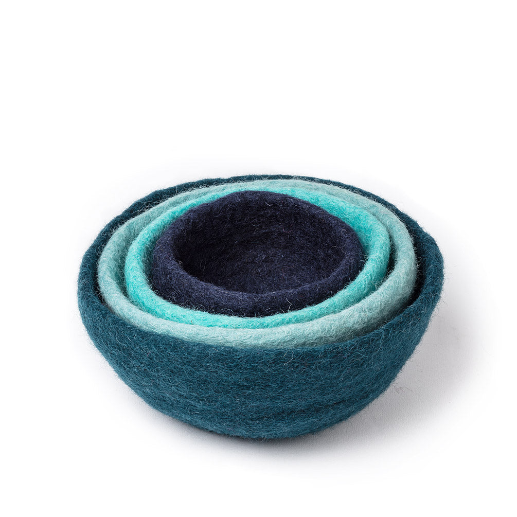 Felt Fair Trade Nesting Bowl Set
