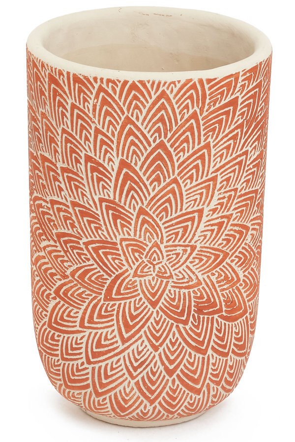 Cement Lotas Vase