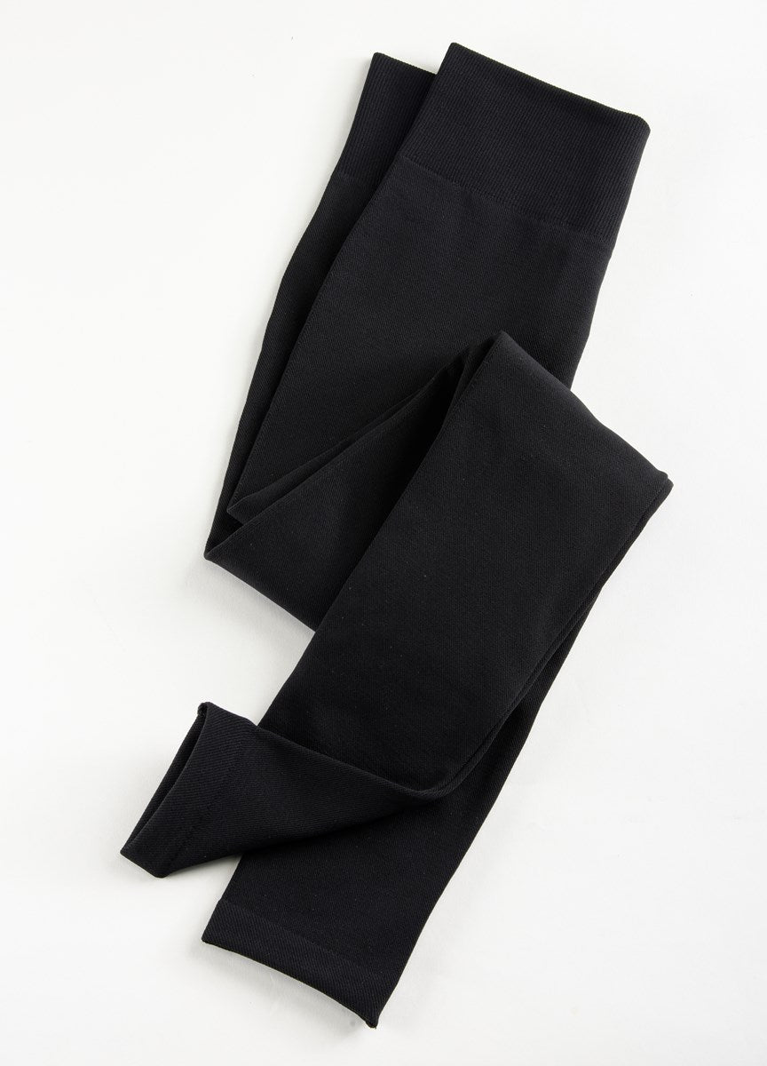 Black Fleeced Lined Leggings