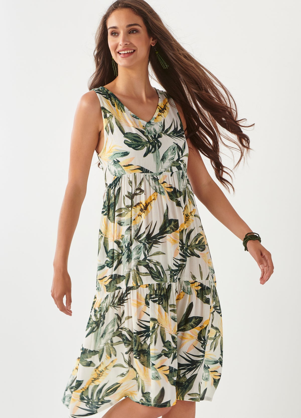 Woven Printed Summer Dress