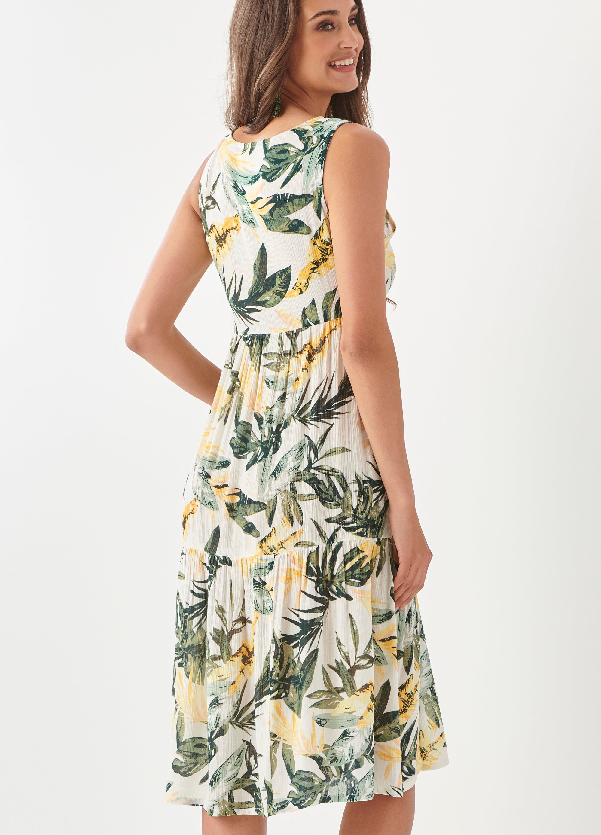 Woven Printed Summer Dress