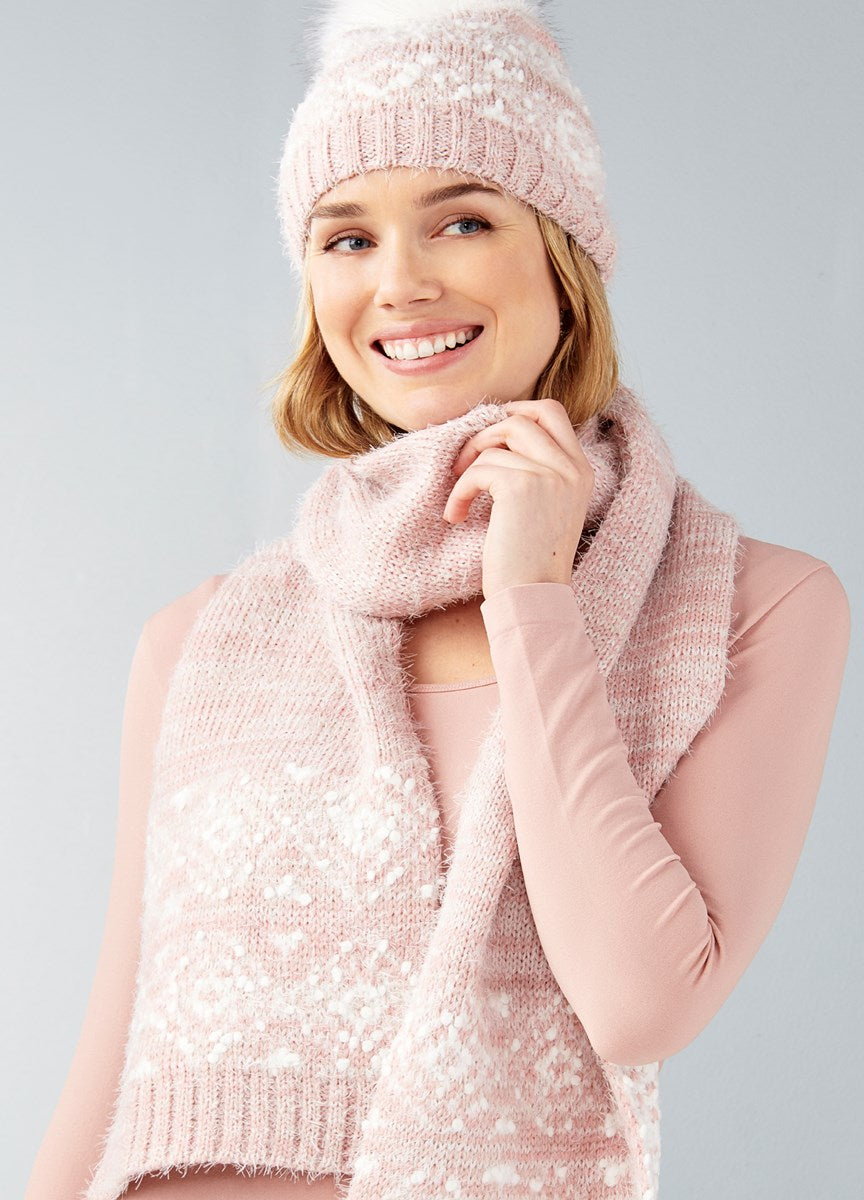 Snowflake Luxe Hat and Scarf