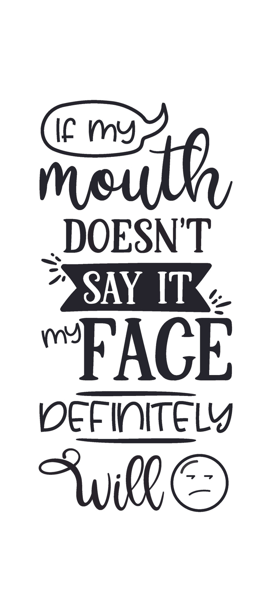 Scrunchy Face Tea Towel