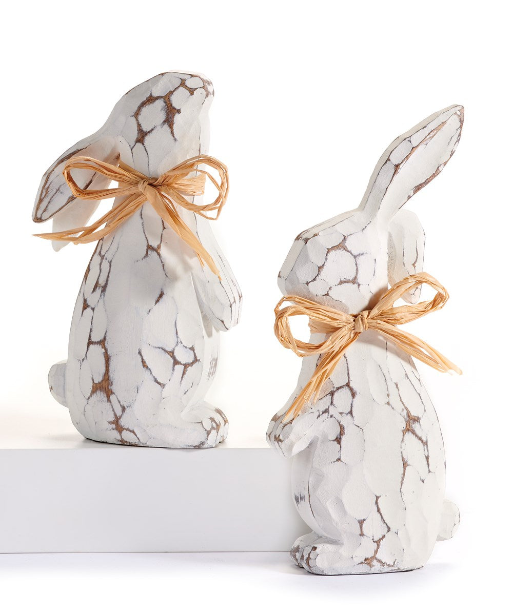 Rabbit Figurine with Bow