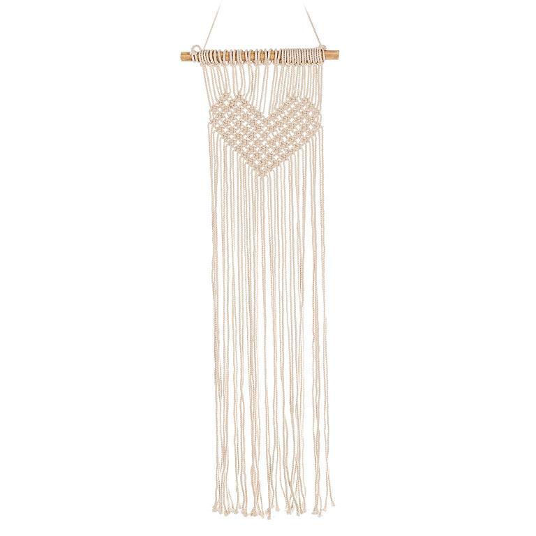 Small Heart Hanging Wall Macrame