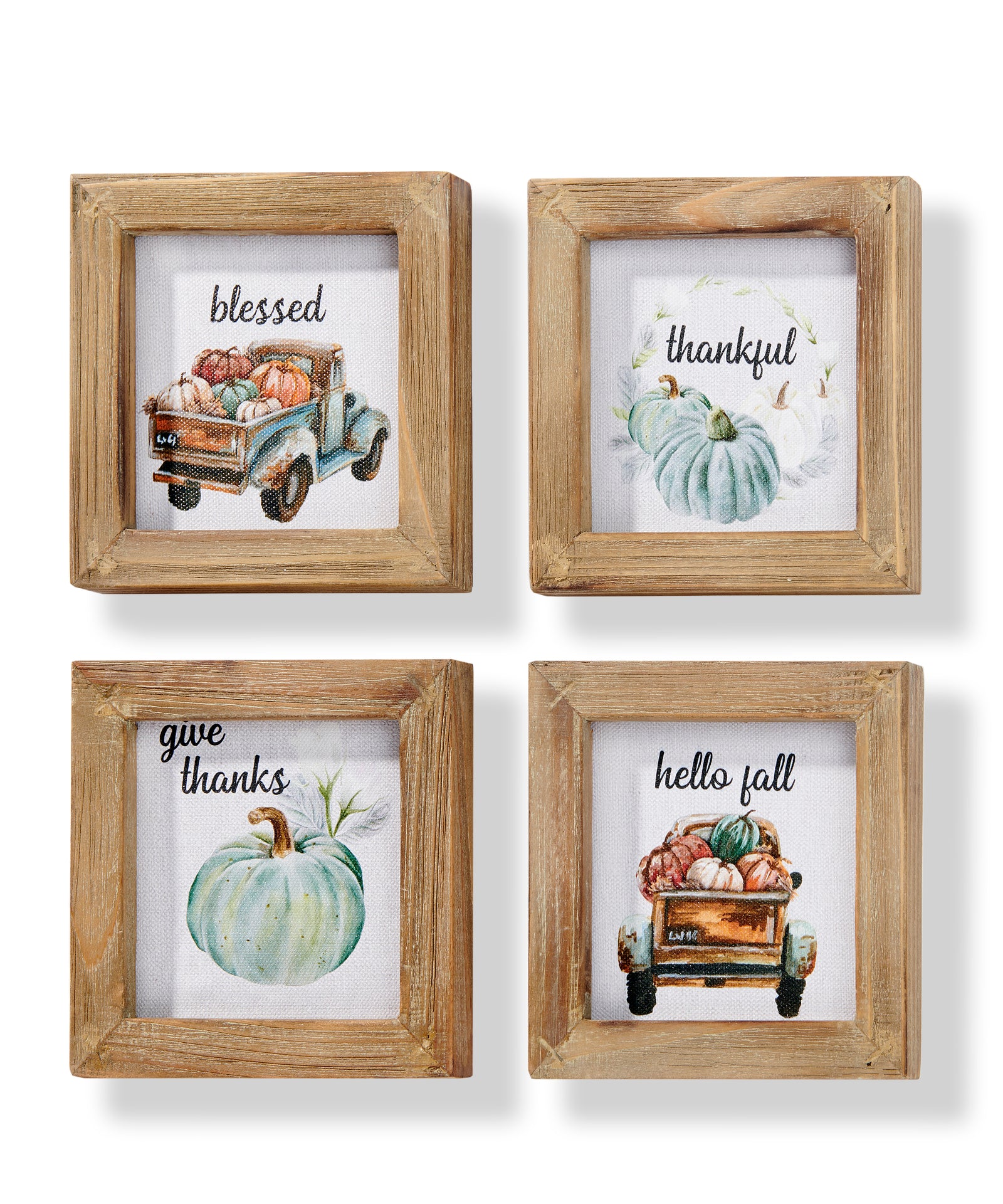 Mini Framed Fall Canvas Wall Sign