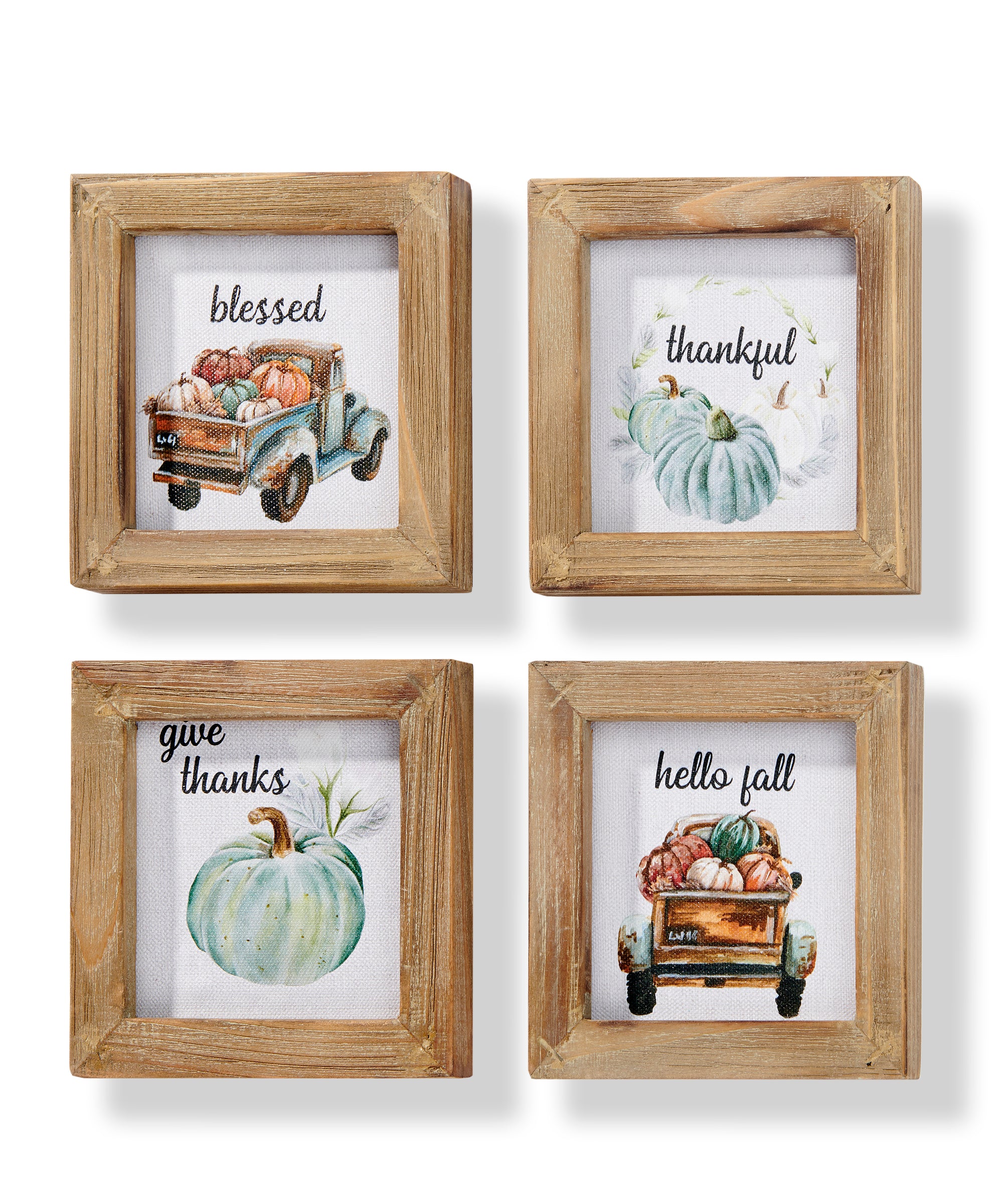 Mini Framed Fall Canvas Wall Sign