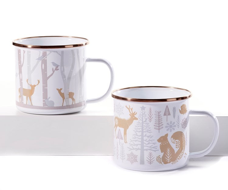 Seasonal Enamel Mug
