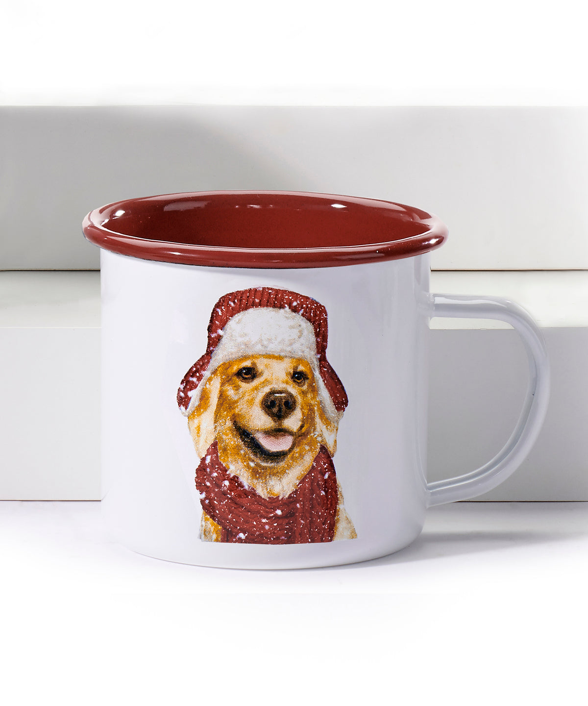 Seasonal Enamel Mug