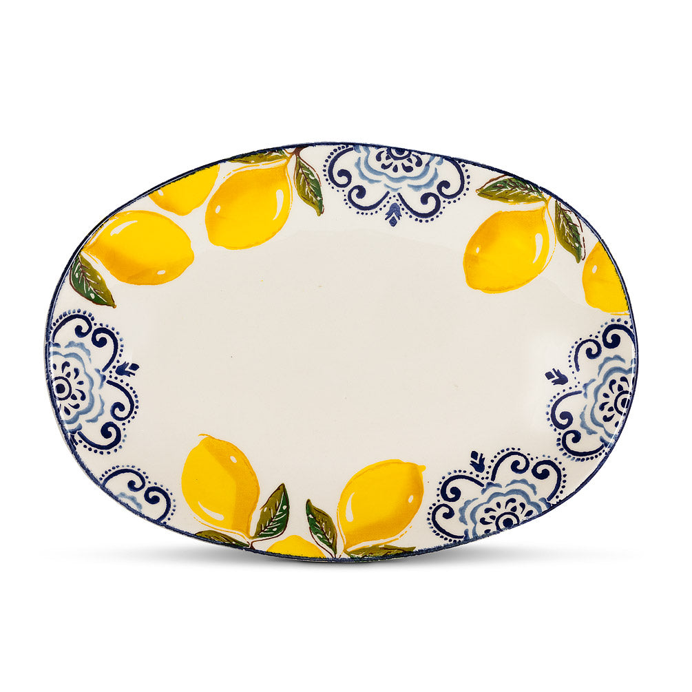 Sorrento Lemon Print Tableware