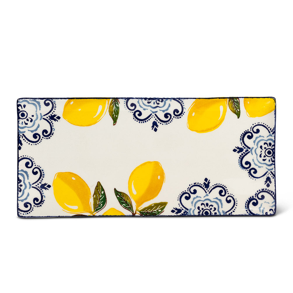 Sorrento Lemon Print Tableware