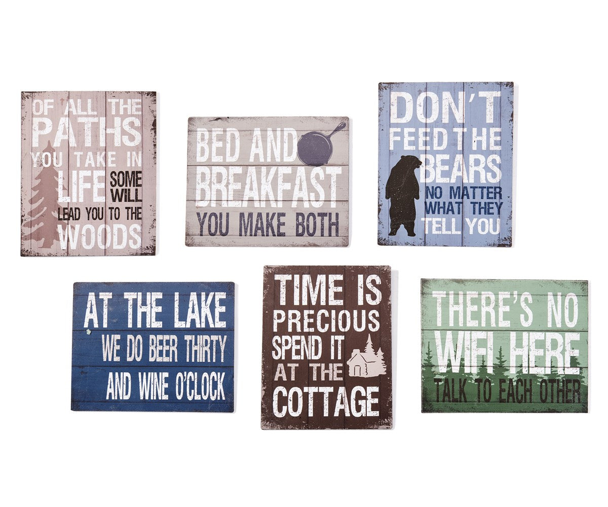 Metal Cottage Wall Sign