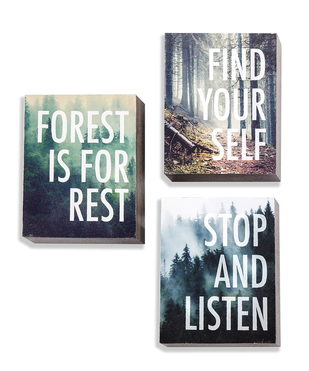 Sentiment Desk/Hanging Block