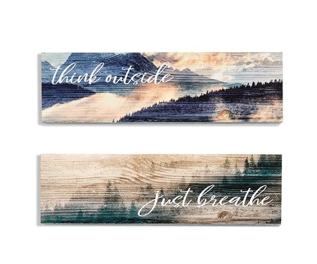 Forest Sentiment Desk/Wall Block