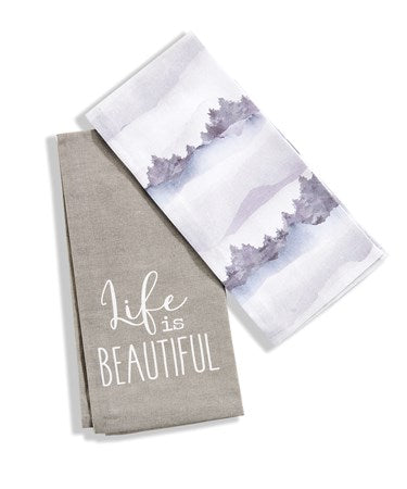 Forest Cabin Tea Towel