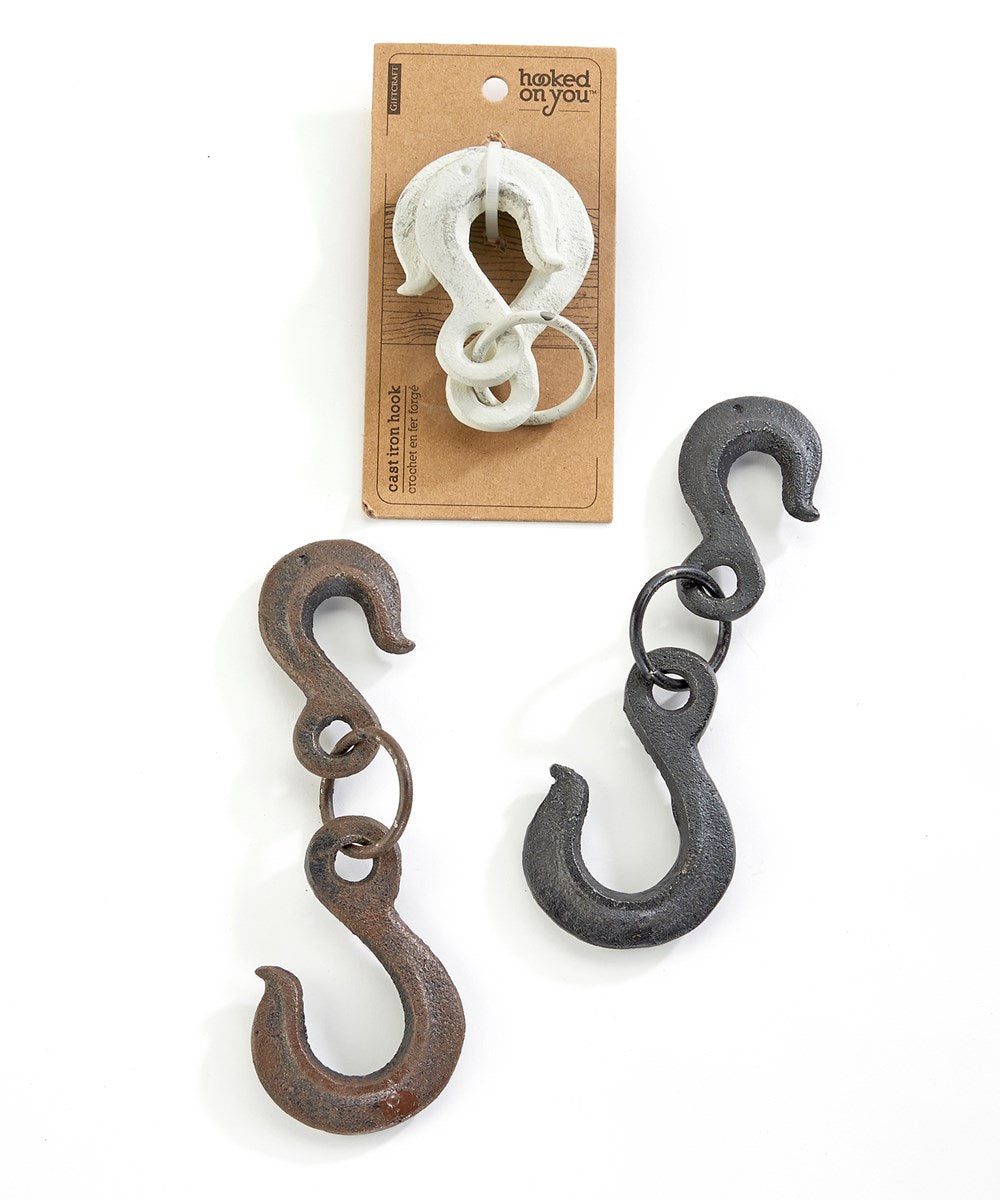 Hooked On You Cast Iron Wall Hook
