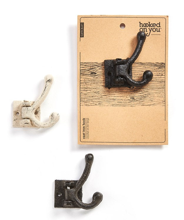 Hooked On You Cast Iron Wall Hook