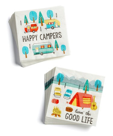 Camper Theme Cocktail Napkin