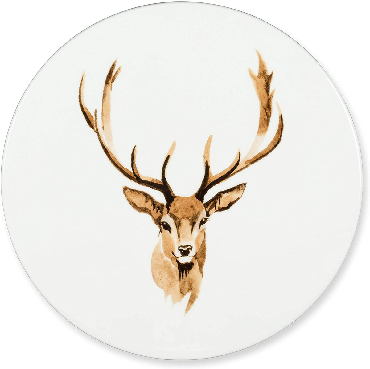 Ceramic Stag Head Designed Trivet