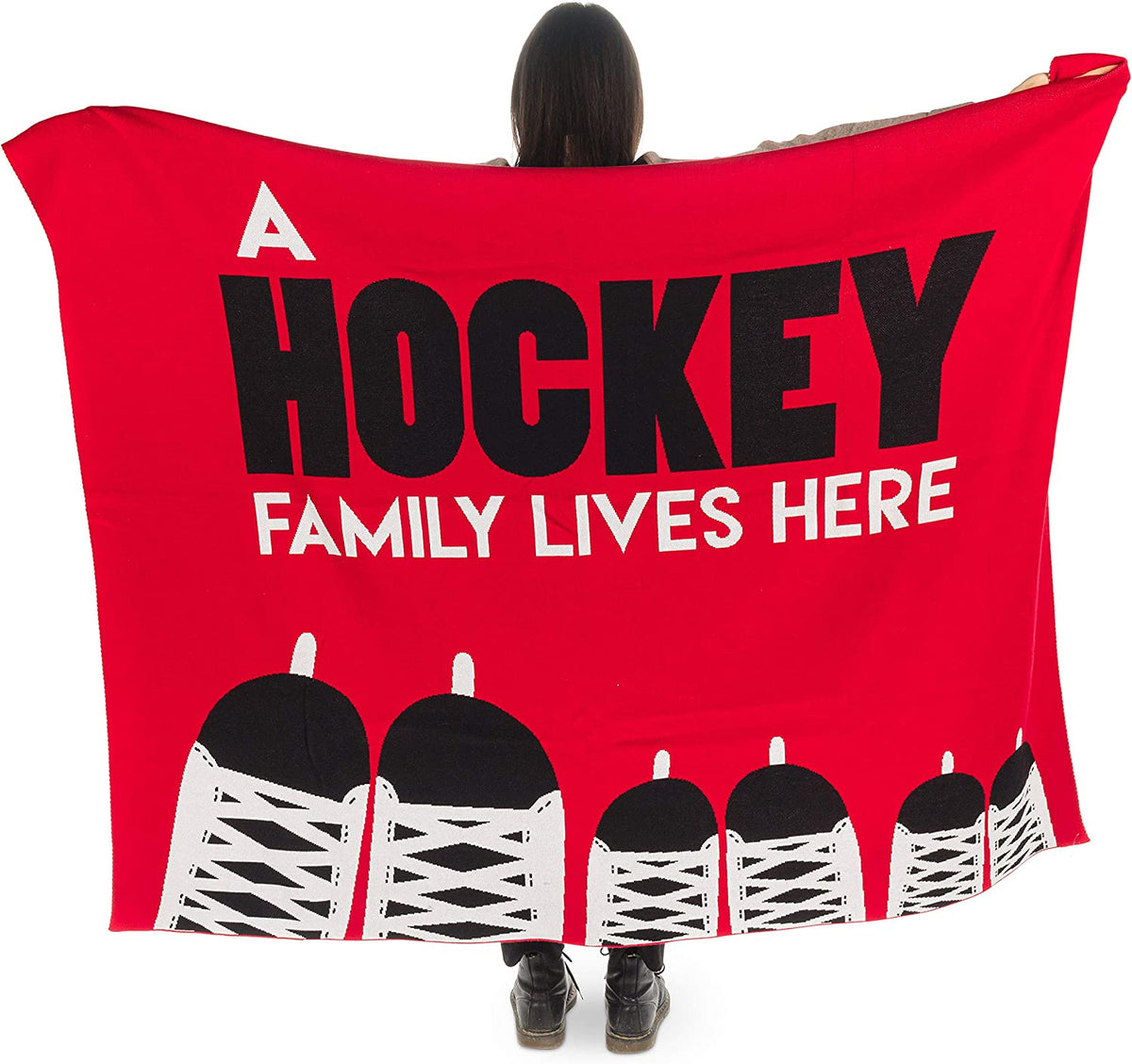 Hockey Knit Throw