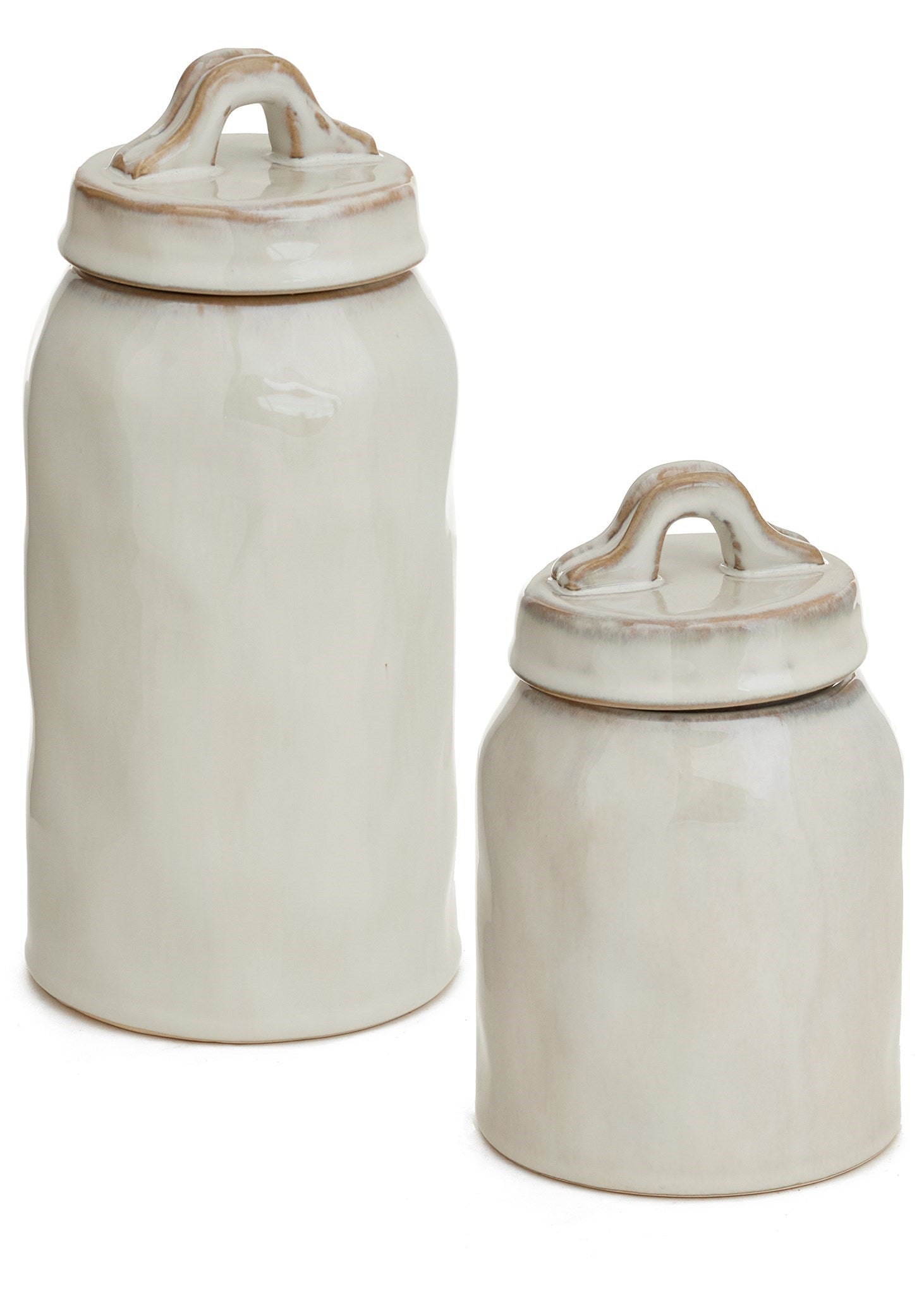 Canister Set- Off White Ceramic