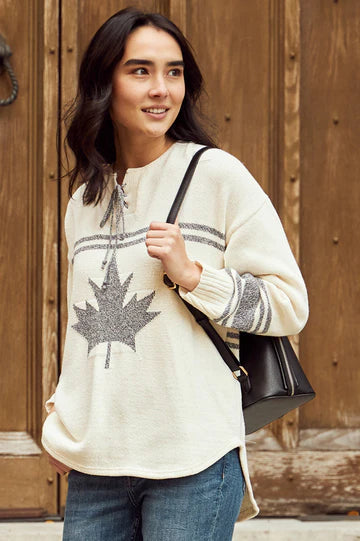Eco Cotton Retro Hockey Pullover Sweater
