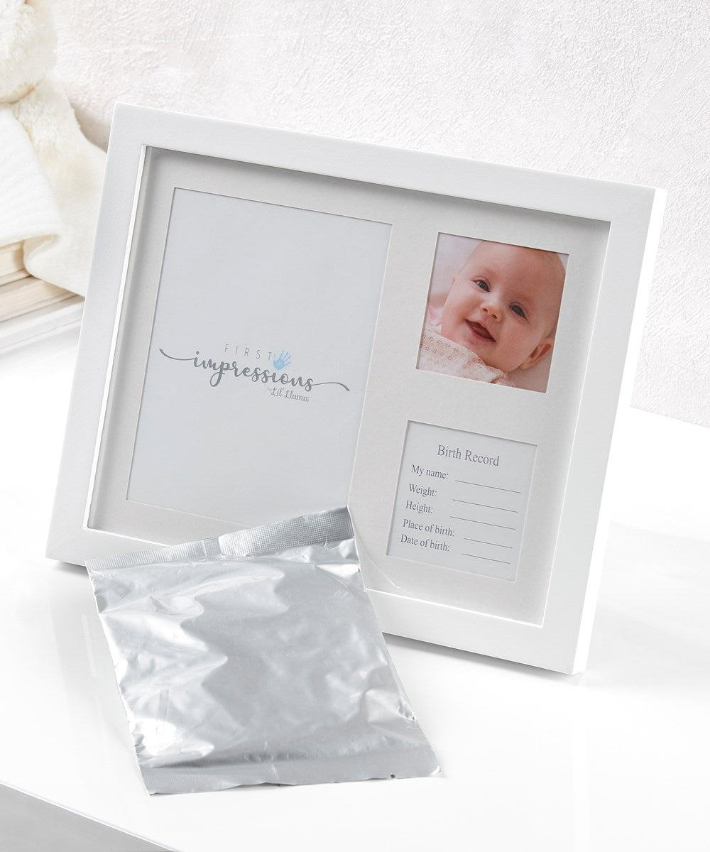 Lil&#39; Llama Baby Hand/Foot Print, Photo &amp; Birth Record Kit