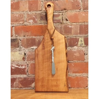 Basic Spirit Freeform Serving Board With  Pate knife