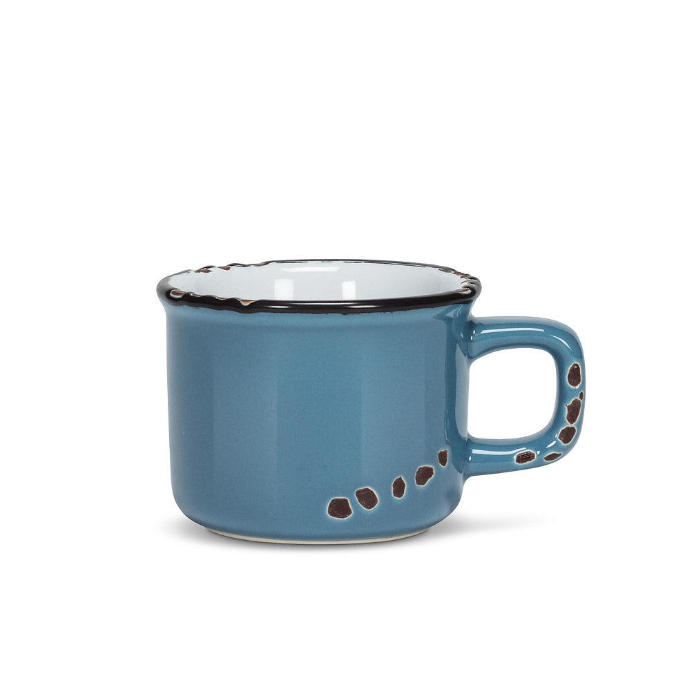 Enamel Look Espresso Mug 3oz