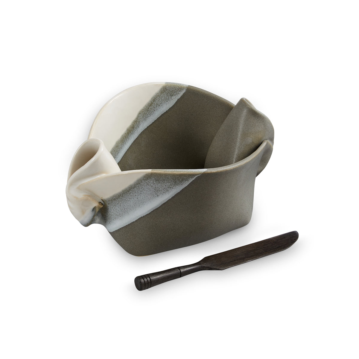 Hilborn Pinch Pot with Rosewood Knife