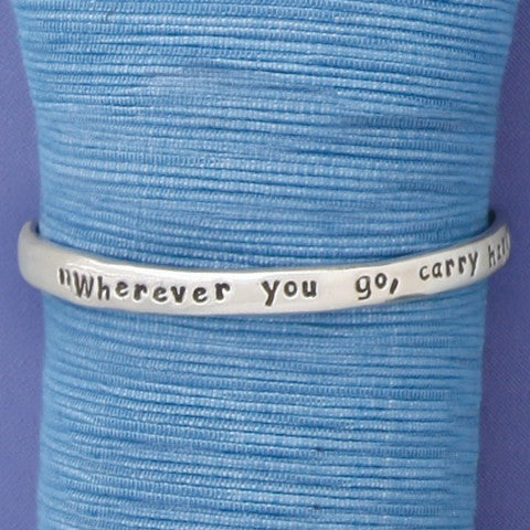 Basic Spirit Pewter Bangle - Thin