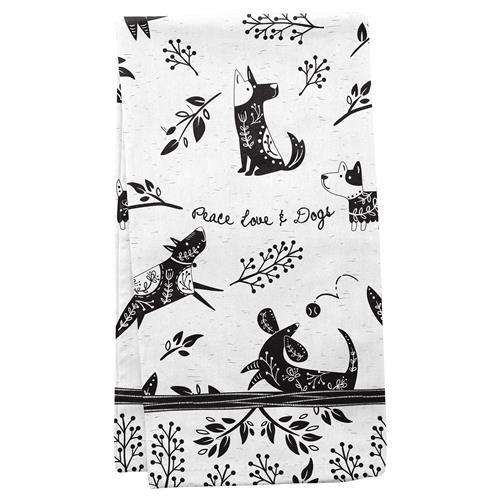BOHO B&W Tea Towel