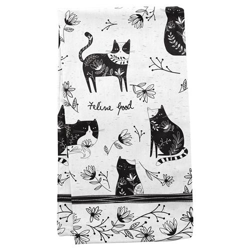 BOHO B&amp;W Tea Towel