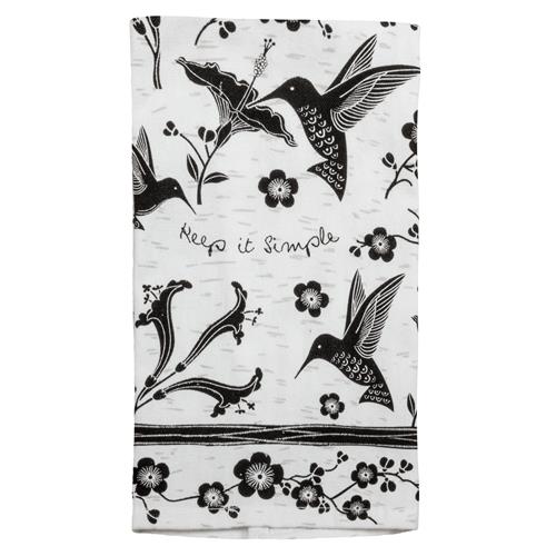 BOHO B&amp;W Tea Towel