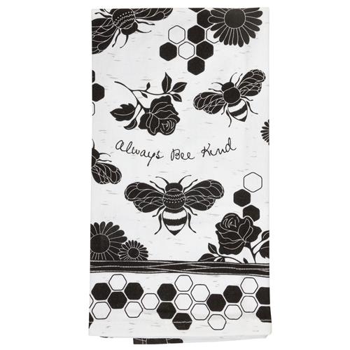 BOHO B&amp;W Tea Towel